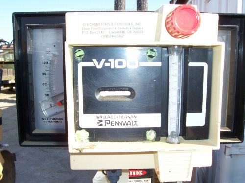 Wallace and tiernan V100 pennwalt chlorinator scale