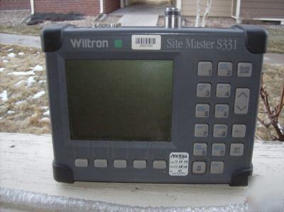 Wiltron cable and antenna tester analyzer model S331A