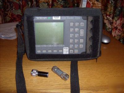 Wiltron cable and antenna tester analyzer model S331A