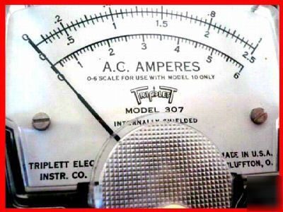 Triplet model 307 a.c. ammeter & universal test leads