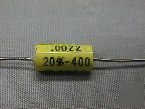 40 sprague .0022UF Â±20% 400V film capacitors