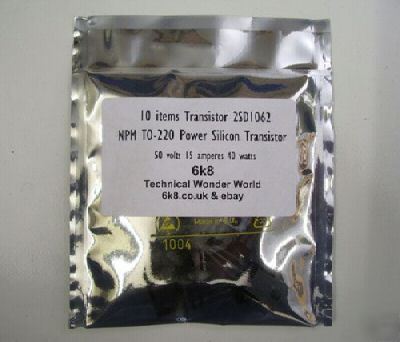 10 items transistor 2SD1062