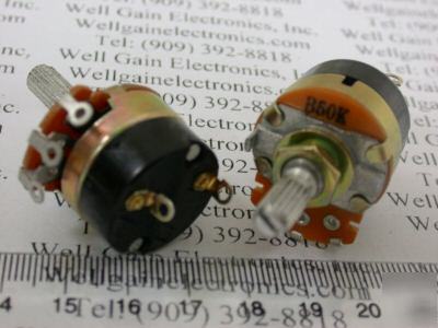 Rotary variable resistor B50K/ B100K w on/off switch