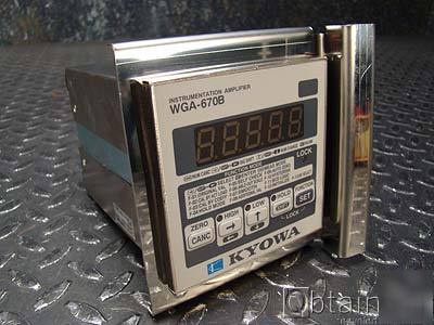 Kyowa wga-670B instrumentation amplifier