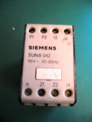 New siemens control unit relay 3UN8042 
