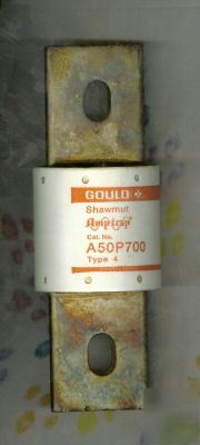 New gould shawmut A50P700 fuse A50P 700 amp A50P700
