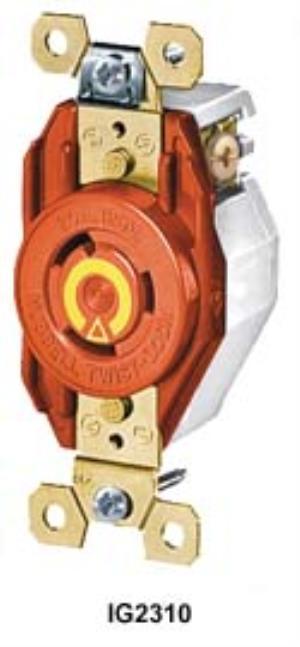Hubbell IG2420 isolated ground twist-lock receptacle