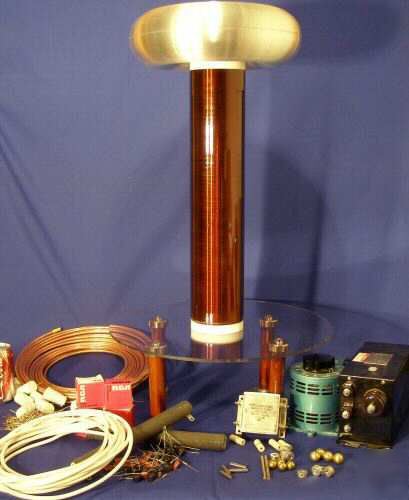 Tesla coil package complete with all items shown 