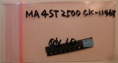 New m/a com MA4ST2500CK-1146T varact diode, , qty. 10PCS