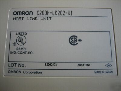 Omron C200H-LK202-V1 link unit C200HLK202V1