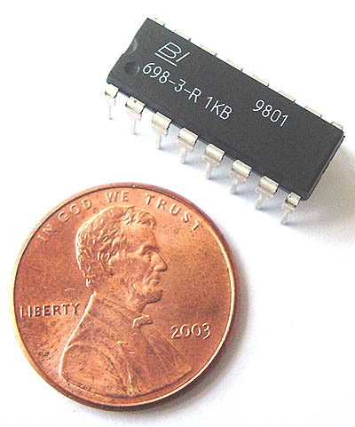 Resistor network ~ 1K ohm .1% ~ 16 pin dip (25)