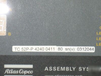 Atlas copco power mac 5 nut driver tc 52P-p 4240 041180