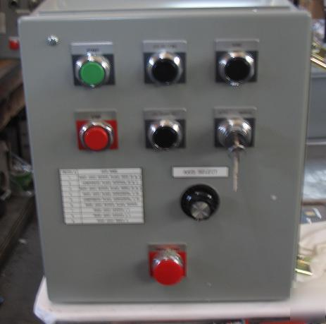 Hoffman 15X9X13 custom box with 6 buttons
