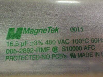New 1 magnetek 480V 16.5UF a/c motor run capacitor 