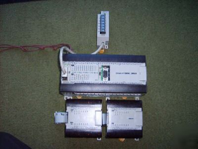 Omron programmable controller and expansion unit - used