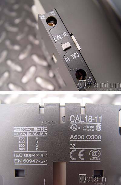 Abb AF110-30 contactor 140A 600VAC 3P