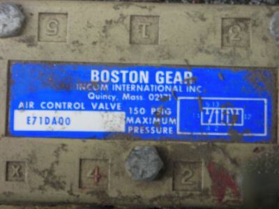Boston gear foot pedal valve 150 psig 