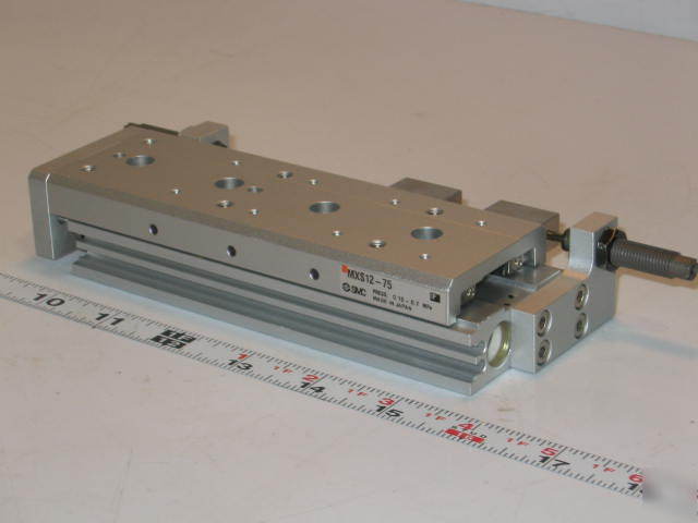 Smc pneumatic air linear table slide MXS12-75A