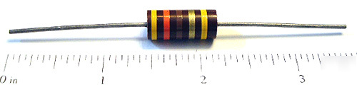 Allen bradley carbon comp resistors 2W 430 ohm mil (4)