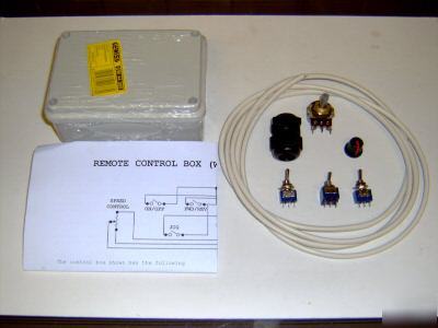 Inverter remote control kit (speed,on/off, fd/rv, jog)