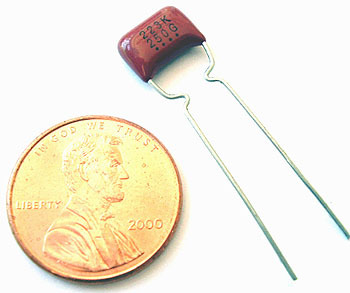 Radial film capacitors ~ .022UF 250V 10% (35