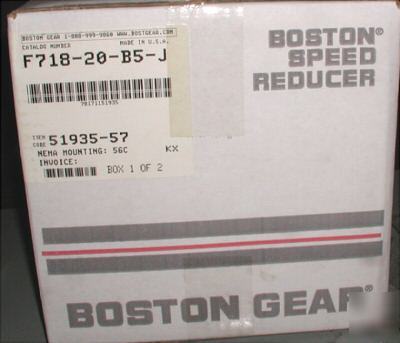 New boston gear reducer F718-20-B5-j F71820B5J 56C * *