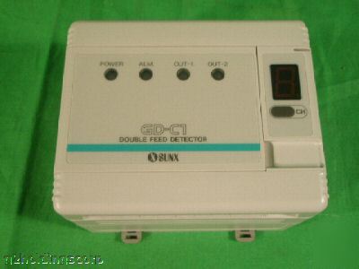 Sunx GDC1 double feed detector w/ 2 omega connectors