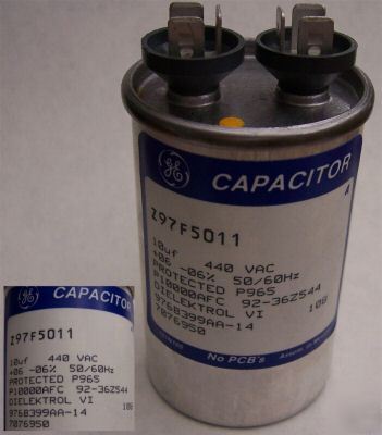 New ge motor capacitor 10UF 440VAC 