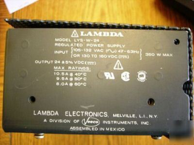 Lambda regulated power supply lys-w-24
