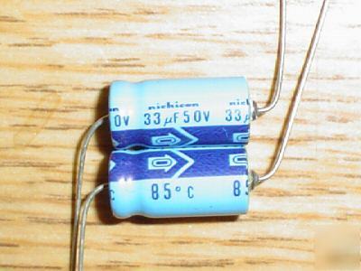 100 nichicon 50V 33UF axial capacitor capacitors