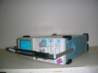 Tektronics 2710 portable spectrum analyzer.