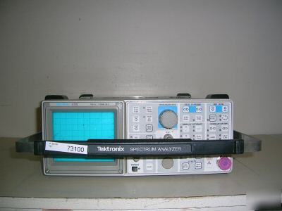 Tektronics 2710 portable spectrum analyzer.