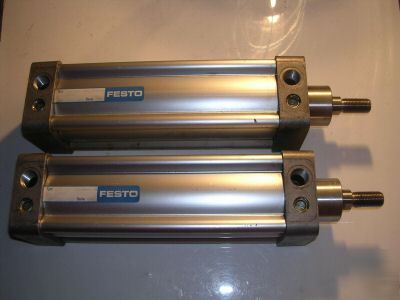 Used festo air cylinder, 63MM by 160MM dnu-63-160-ppv-a