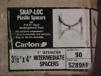 New carlon snap-loc plastic spacers S289NF ** **