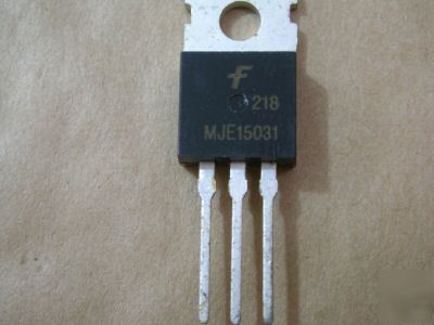 50, pnp MJE15031 audio power transistors 150V 50W
