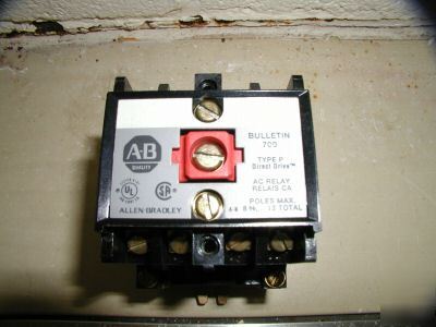 New allen bradley 700-P800A1 ac relay control series b