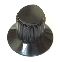 Black instrument pointer push on knobs dials d shaft 10