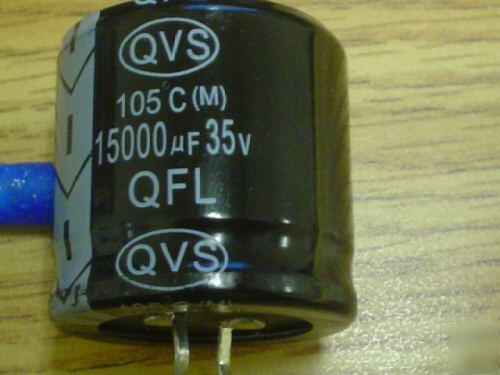 10 35V 15000UF mini high temp 105C snap in capacitors
