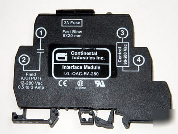 Io-oac-ra-280 mini rail mount interface output module