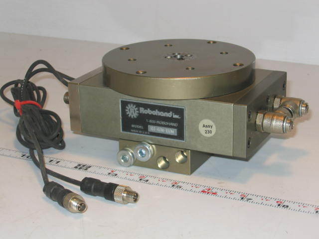 Robohand pneumatic rotary actuator rr-46M-180M w/sensor
