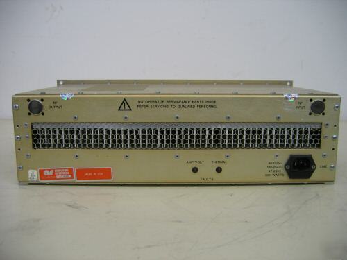 Amplifier research 5S1G4 M1 amplifier, 800MHZ-3GHZ 5W