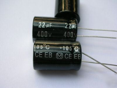 50PCS,panasonic 400V 22UF radial electrolytic capacitor