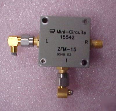 Mini-circuits 15542 zfm-15 coaxial frequency mixer