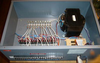 24VDC power supply 600W with 10 switchable outputs