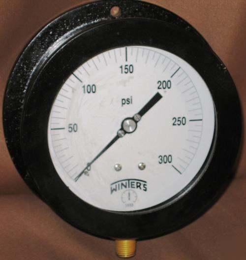Winters premium 300 series navy case pressure gauge 