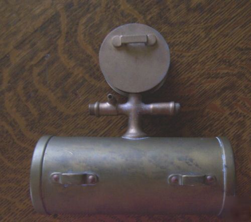 Antique vintage brass pressure gauge crosby -the bader