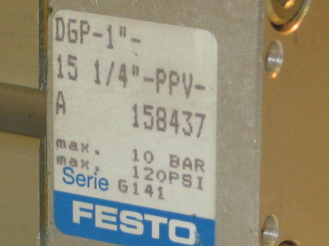 Festo linear actuator type dgp 1