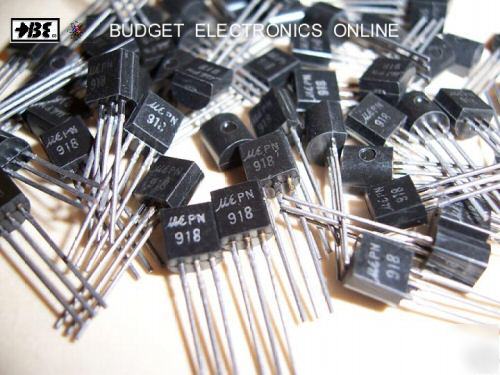 PN918 npn rf-if hi-freq transistor to-92 ( 50-pack )