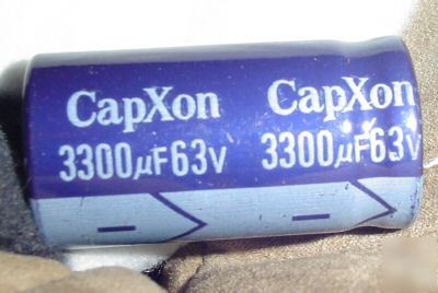 Capxon 63V 3300UF capacitor 12PCS