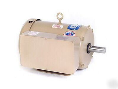 New 5 hp baldor tefc 1725 1 phase electric motor 184T